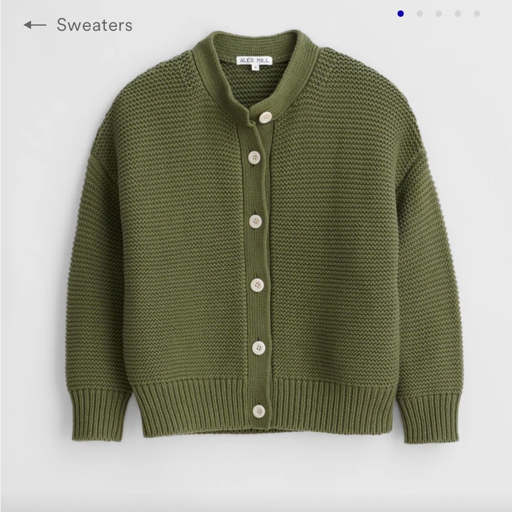 Alex Mill Nico Cardigan XS Faded Grove
